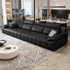 Sanskrit Guangdong Foshan Lawrence Leather Sofa Living Room Straight Size Adjustable Italian Light Luxury Latex Sofa