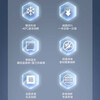 Midea colorful crystal glass panel freezer for home and business use ultra-low temperature minus 40 degrees instant freezing freezer refrigeration and freezing level one energy efficiency energy saving electronic temperature control -40 instant freezing colored crystal glass door panel 302L
