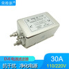 AC single-phase double-section EMC/EMI power filter 220V anti-interference RV410-1A3A6A10A15A20A 1A lead type_RV410-1