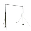 Indoor and outdoor horizontal bars and parallel bars cast iron outdoor pull-ups adjustable household fixed-free removable competition single and parallel bars fixed horizontal bars 55 kg