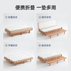 Miwu bedroom small space artifact all solid wood beech sliding bed beech sliding bed 1500mm*2000mm