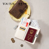 Toutou line puppy passport holder document cash bag all in one overseas wallet card bag new year gift for boyfriend and girlfriend