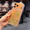 Heat Quicksand Gold Foil Suitable for Apple 17promax mobile phone case iPhone17ProMax protective cover Year of the Horse New Year God of Wealth Guangjin Transparent Anti-fall Creative