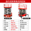 Pick-up Cat Mobile Lift Platform Car Scissor Lift Electric Hydraulic Lift Table Fully Automatic Aerial Work Climbing Vehicle Self-propelled Model Rise 14 Meters Load 230kg Includes 13 Special Tickets