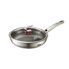 ASD pan titanium porcelain honeycomb stainless steel non-stick frying pan fluorine-free coating omelette steak pan magnetic stove universal 28E6