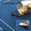 Xun Lin Egg Special Tablecloth Mahjong Table Poker Competition Thickened Soundproofing Noise Reduction Square Playing Cards Waterproof Disposable Table Mat Egg Egg Royal Blue Suede Silent 70*70CM