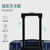 Hermes suitcase trolley case 24-inch suitcase men's large capacity password box women's checked business trip leather suitcase knight black