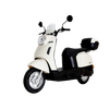 Luyuan electric motorcycle M7UMODA10, 74km range - 60V20AH - 5 lead-acid batteries - 1000W electric battery car Jingdong self-operated cream white tail box version