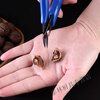 Pei Jing Jie Walnut Clamping Pliers Northeast Pecan Whole Pecan Pecan Pecan Tool Household Small Walnut Cutter Blue Handle 2 pcs