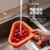 Fantasy sink drain blue dry and wet separation vegetable sink drain basket drain rack storage thickened blue 1 piece