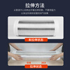 Jinying range hood exhaust pipe range hood pipe pure aluminum foil smoke pipe flue exhaust pipe durable retractable bending suitable for 180 caliber 3M