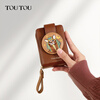 Toutou ladies retro girl wallet card bag multifunctional coin purse clutch bag as a gift for girlfriend birthday new year year of the horse
