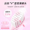 Shuke wide head Yingqiao toothbrush 6 pack V-shaped wide and thin brush head super soft hair gum protection adult toothbrush new and old random