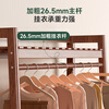 Wenna clothes rack floor-standing vertical solid wood coat rack for bedroom balcony can be used to hang clothes and dry clothes WN-YT1210H