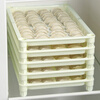 Rihe Sheng Tang dumpling storage box for refrigerator dumpling tray multi-layer dumpling quick-freezing box commercial special plate dumpling box 6 layers dumpling tray-5 layers
