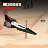 Deli Japanese style labor-saving needle nose pliers chrome vanadium steel clamping pliers handle PVC coated bolt cutter 6 inches