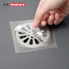 Imakara Japanese bathroom toilet sewer floor drain stickers for washing dishes and vegetables, kitchen sink and sink filter, insect-proof and odor-proof, upgraded round shape, 10 pieces, good viscosity, no glue left