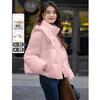 Ives (ITISF4) Anchor Red Down Jacket Winter Korean Version Thick Warmth High-Level Loose 90 White Duck Down Pink S