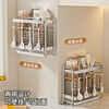 Yuzhishu kitchen rack 304 stainless steel chopstick storage box chopstick tube chopstick basket wall-mounted chopstick cage drain chopstick cage 2 compartments 304 stainless steel table-mounted