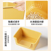 Cute star pet cat litter box semi-enclosed cat toilet anti-splash large wide mouth cat litter box cat poop box cat supplies