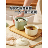 DL Fat Dong Lai's same style ceramic crock pot for simmering soup, double ears water-proof bird's nest soup pot, soup stew pot, egg custard, excellent capacity, food grade anti-scalding, extra thick, cream green 580