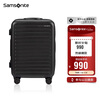 Samsonite suitcase 20-inch trolley suitcase European design striped travel bag password check-in suitcase black KF1