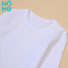 NOME bottoming shirt for women 2025 new autumn and winter pure cotton long-sleeved T-shirt with slim round neck versatile top black S