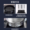 Jinying range hood exhaust pipe range hood pipe pure aluminum foil smoke pipe flue exhaust pipe durable retractable bending suitable for 180 caliber 3M