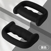 Boxing dumbbells dipped in plastic dumbbells solid sports compact new multi-functional auxiliary quality black weight dark night black 1KG two pieces