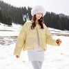 Sancai 2025 Winter New Loose Bread Jacket 90 White Duck Down Jacket Short Style M