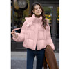 Ives (ITISF4) Anchor Red Down Jacket Winter Korean Version Thick Warmth High-Level Loose 90 White Duck Down Pink S