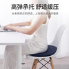 Japanese-style futon cushion memory foam chair seat cushion floor buttocks Japanese-style futon bedroom bay window tatami seat cushion gray blue ice silk style round diameter about 30cm mini memory foam