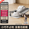 Hanma's new pedal fitness machine space walker home indoor small elliptical machine treadmill adult home silver moon white two-way magnetically controlled flywheel + 8-level resistance adjustment supreme model to shape a good figure + efficient fat burning