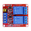 Throwing stones, with optocoupler relay module, 2-way relay, 5V working voltage, current resistance 10A, adjustable trigger level