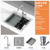 Kegoo (KEGOO) large single-slot kitchen sink, stainless steel Taichung lower integrated basin, small size K8033