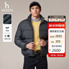 HAZZYS men's winter coat fluffy bread coat stand collar casual down jacket men ASFZU0BDUA4
