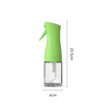 Zuutii oil spray bottle oil bottle push-type oil control pot food contact grade no hanging no leakage atomized quantitative spray-cold soot