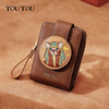 Toutou ladies retro girl wallet card bag multifunctional coin purse clutch bag as a gift for girlfriend birthday new year year of the horse
