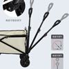 40,000 kilometers camper outdoor foldable cart camping car picnic car trailer camping hand-operated stall cart