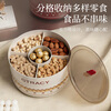 EACHY dried fruit plate home living room coffee table snack candy storage box sealed plate snack display plate rotating candy box