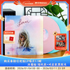 Official Genuine Taylor Swift Vinyl Record Swift Album Lover/Folk Story Changchi/Midnight/Let Go to Love/Confession of Love Lover Lover Pink and Blue Double Color Vinyl 2LP + Lyrics Cover