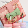 Toutou2025 women's thin banknote holder ID storage card bag coin purse women's bow clutch bag New Year's Horse Year gift