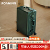 Roaming Aluminum Frame Luggage Trolley Case Men's and Women's Travel Bag Password Small Boarding Case Dark Night Green 20 Inches