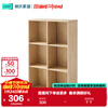 Lin's Home Bookshelf integrated wall-mounted movable floor-to-ceiling storage bookcase simple square grid cabinet JF4X