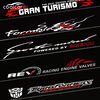 Niurong front windshield car stickers car modification decorative pull-up stickers rear stickers personalized stickers sunshade stickers new C style