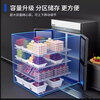 Royalstar four-door refrigerator commercial refrigeration and freezing dual-temperature freezer six-door large-capacity refrigerator catering kitchen hotel vertical stainless steel fresh cabinet four-door refrigerator refrigeration display cabinet fully refrigerated large six-door pure copper tube丨luxury model 2026 new upgrade丨large capacity丨automatic rebound door