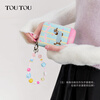 Toutou new beaded wallet large capacity document storage card bag children's cute coin purse birthday horse year new year gift
