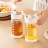 Sungsa glass oil pot automatic opening and closing kitchen household oil can pot soy sauce bottle vinegar pot high temperature resistant oil bottle oil drum high borosilicate glass oil pot 480m1 pack