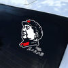 Chairman Litian car sticker serves the people great man inspirational text scratch sticker car body modification door sticker front style 45 cm one piece