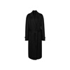 Eveli (eifini) Jiang Xin endorses wool cashmere high count micro-wide mid-length woolen coat coat 2025 winter black 10.1 cashmere long M 100-110 pounds